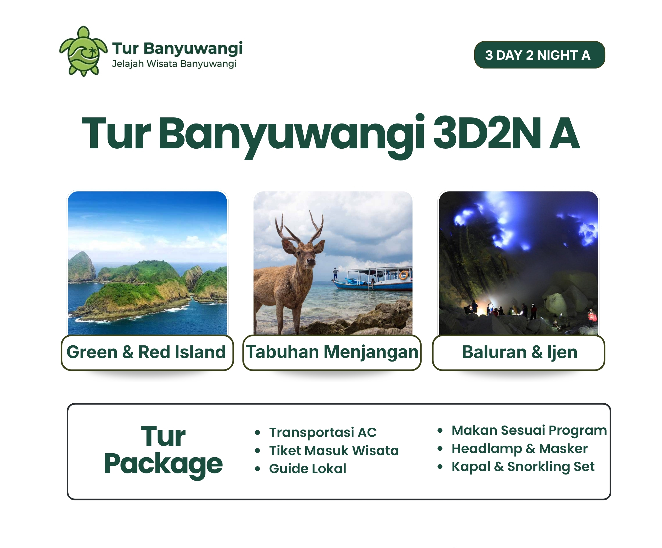 Tur Banyuwangi 3 hari 2 malam a
